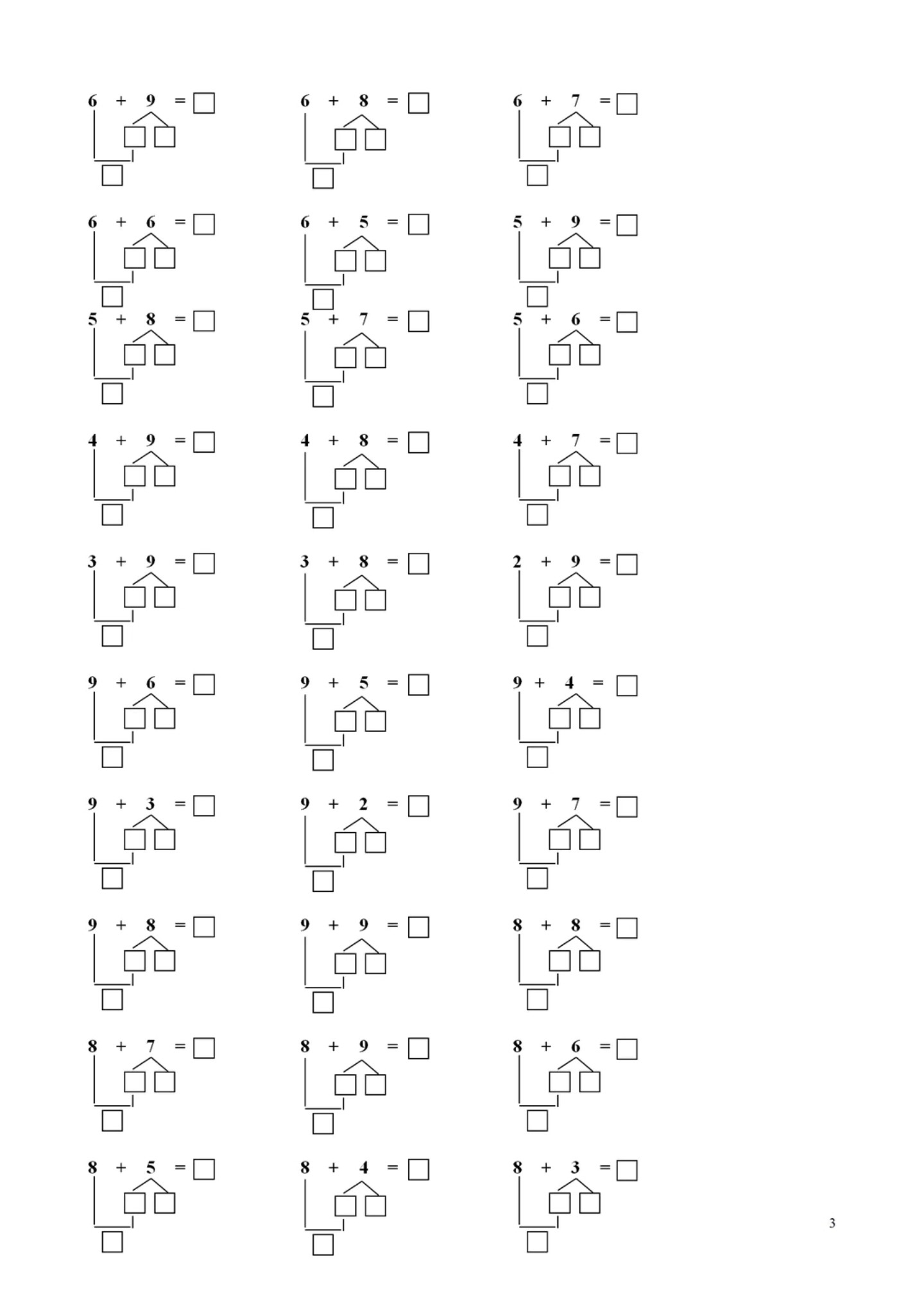 7.7幼小衔接一年级上册数学凑十法练习_03