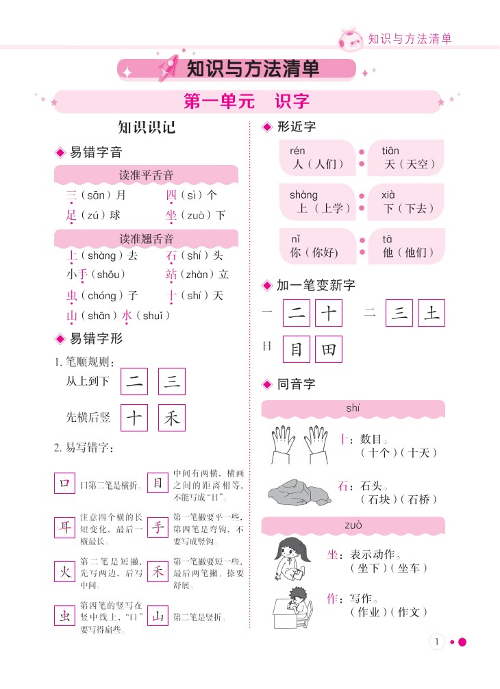 一（上）1-8单元语文专项复习训练_02