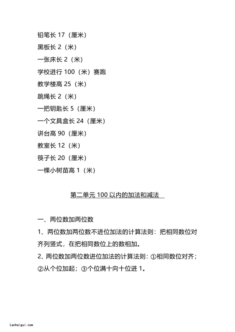 二（上）人教版数学重点知识点汇总(lanhaigui.com)_02