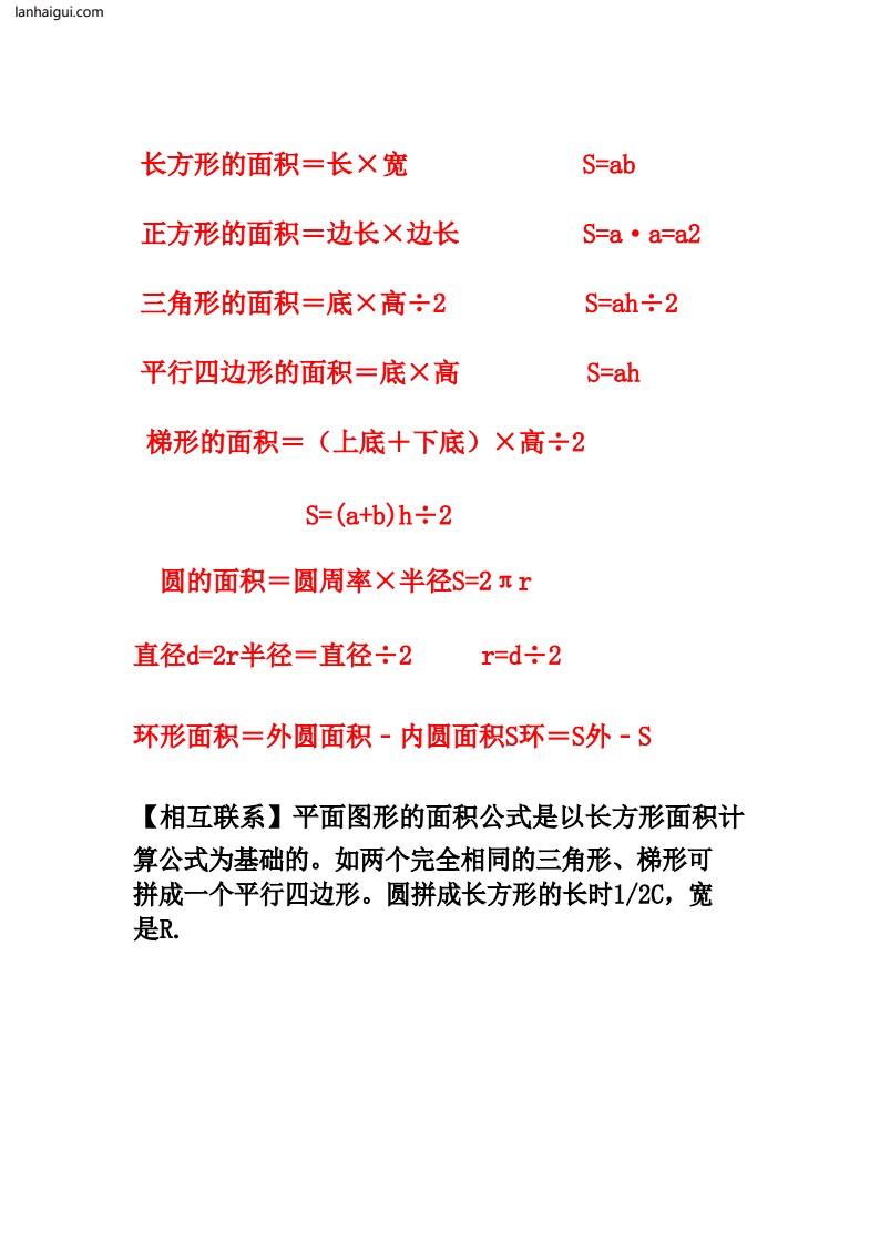六年级数学必背公式(lanhaigui.com)_02
